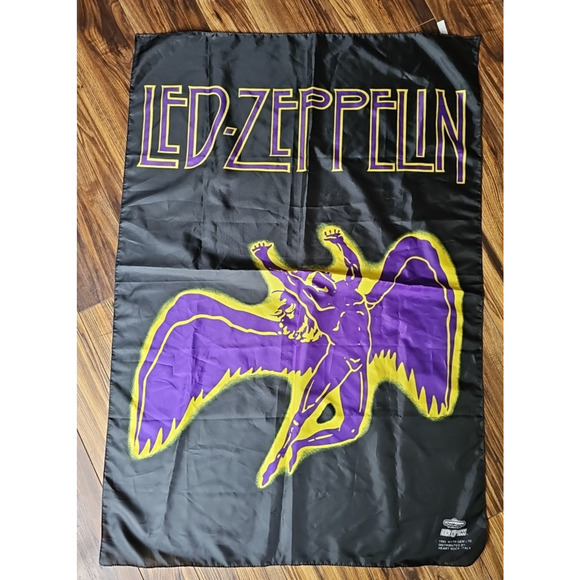 VINTAGE Myth Gem Winterland Rare 1993 Led Zeppelin Cloth Poster Banner Italy - Picture 1 of 6